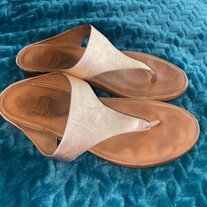 Fitflop ROSEGOLD womens Tia sandals size 11